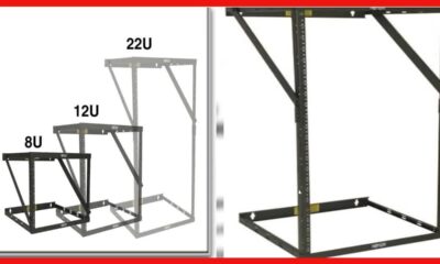 Great product -  Tripp Lite 8U/12U/22U Expandable Wall-Mount 2-Post Open Frame Rack, Adjustable Netw