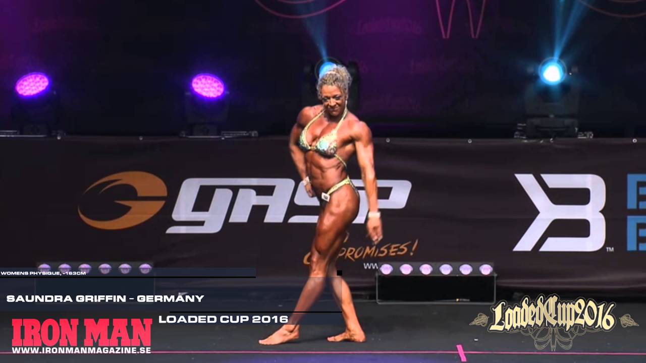 Women`s Physique posing routine Saundra Griffin Loaded Cup 2016