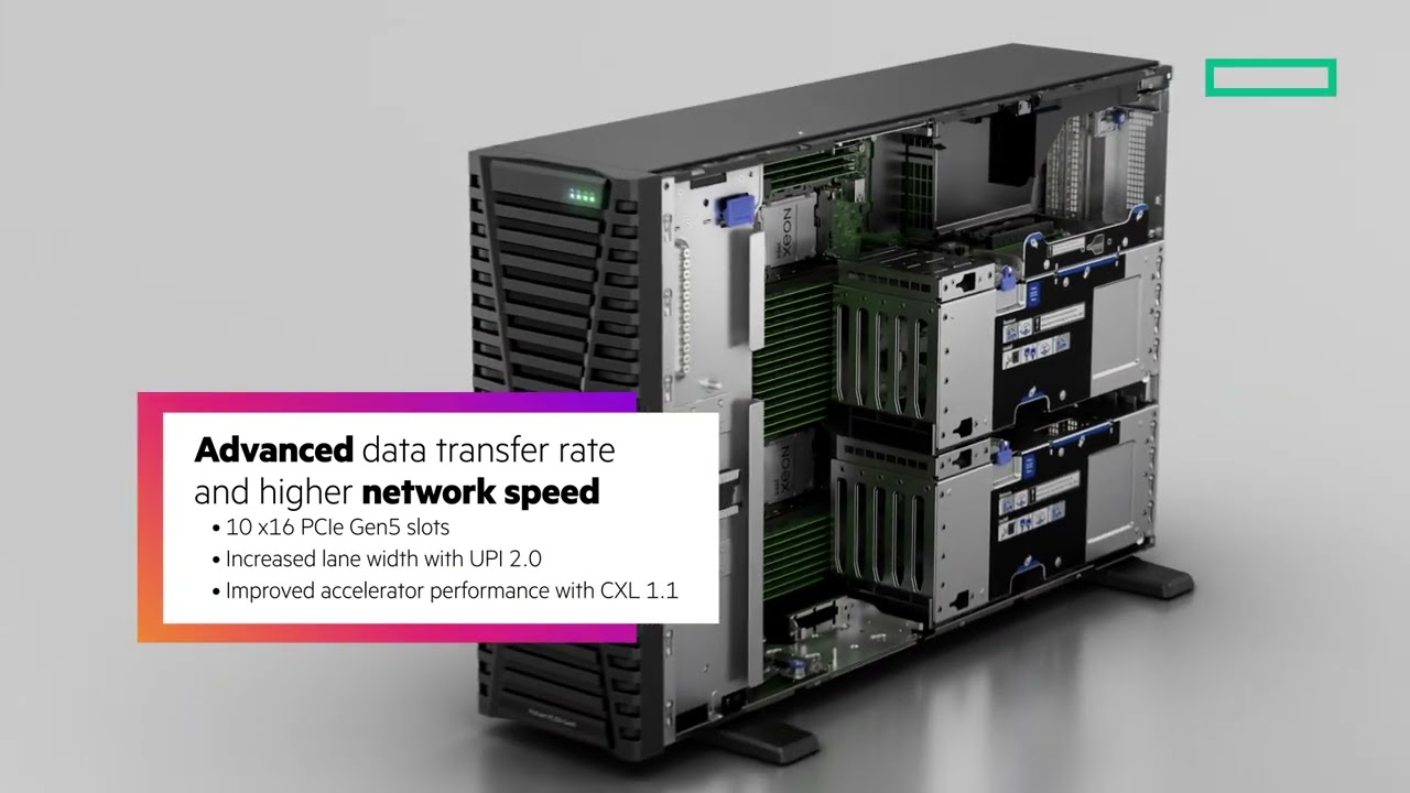 Introducing the HPE ProLiant ML350 Gen11 Tower Server