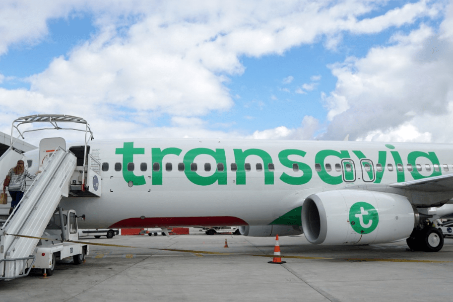 Transavia - a subsidiary of Air France KLM - is launching a service from London Stansted to Rotterdam in the Netherlands (file image)