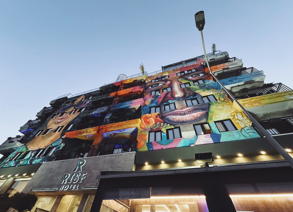 The funky new Rise Street Art Hotel