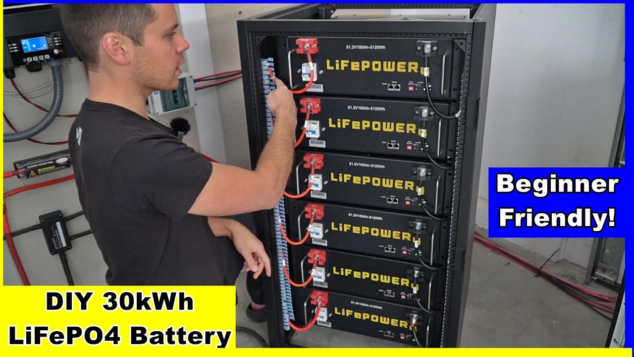 How to Build an EG4 30 kWh LiFePO4 Server Rack Battery