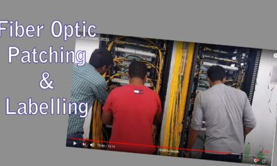 How to patch fiber Optic Cable for 42U Rack | Patching | Labelling