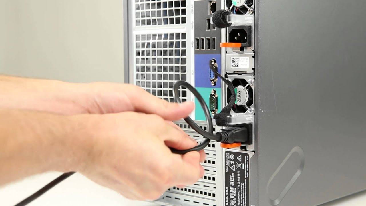 Dell PowerEdge 13G Tower Servers: Remove and Install PSU