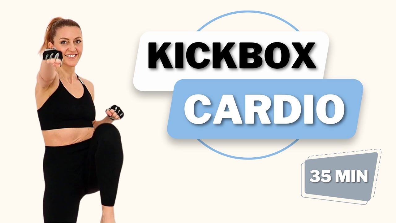 🔥35 Min CARDIO KICKBOXING WORKOUT🔥Full Body Low Impact HIIT🔥No Jumping🔥No Equipment🔥All Standing🔥