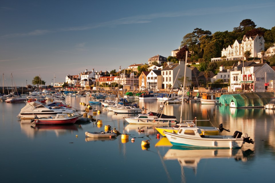 St Aubin's Harbour is full of history and surrounded by many restaurants serving local produce