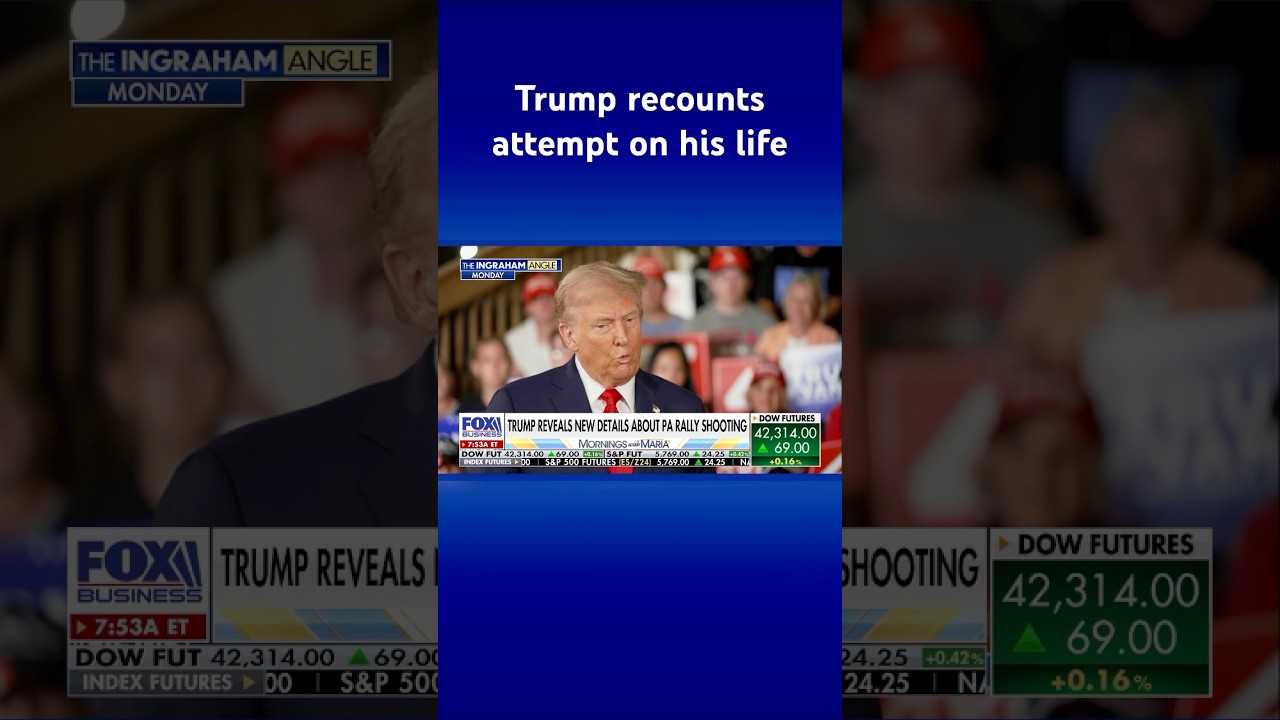 Trump reveals new details about first assassination attempt #shorts