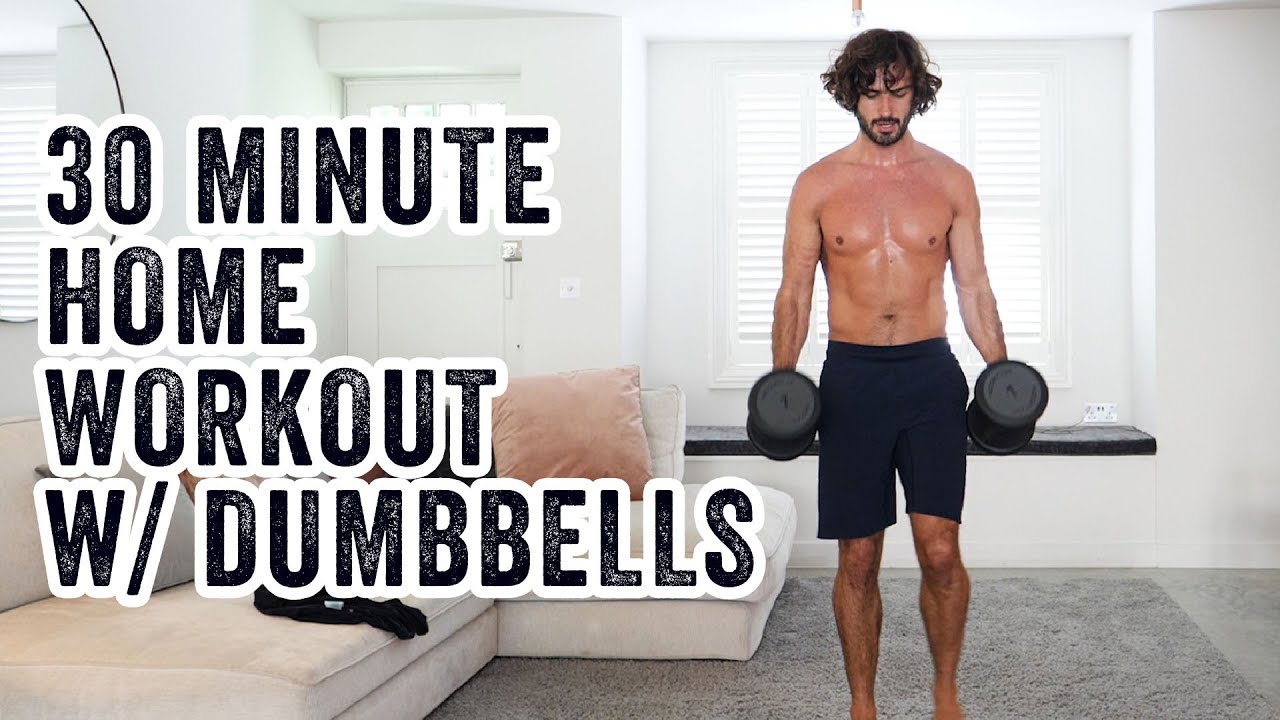 30 Minute HOME WORKOUT with Dumbbells | The Body Coach TV