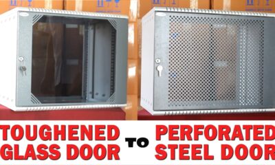 Change Glass Door to Perforated Door | MASS RACK