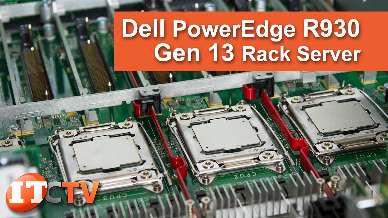 Dell PowerEdge R930 Gen13 Rack Server Technical Specifications Review - 4K UHD Video!