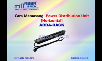 Cara Memasang Power Distribution Unit - Horizontal, ABBA RACK