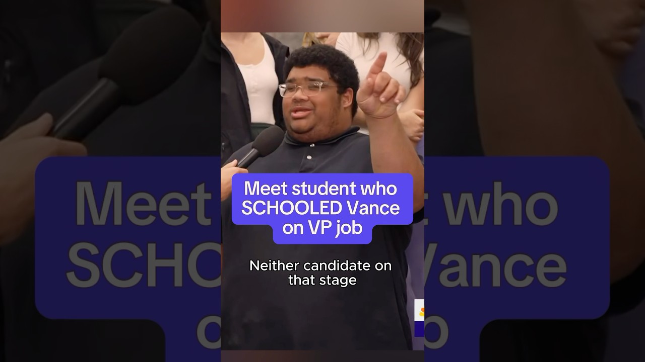 Meet student who schooled Vance on VP job