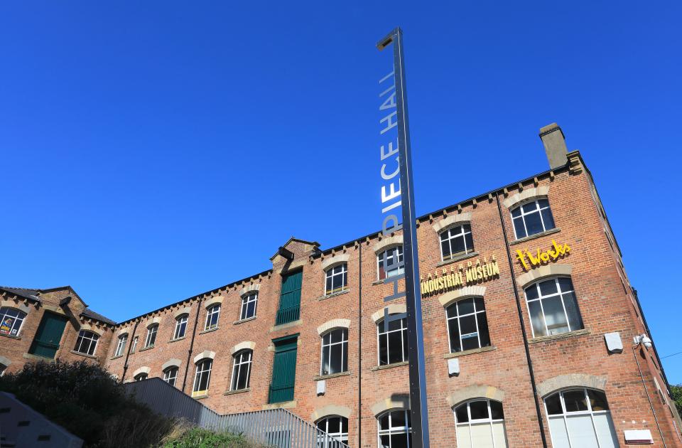 Calderdale Industrial Museum houses a collection of industrial machinery, including a Quality Street wrapping machine