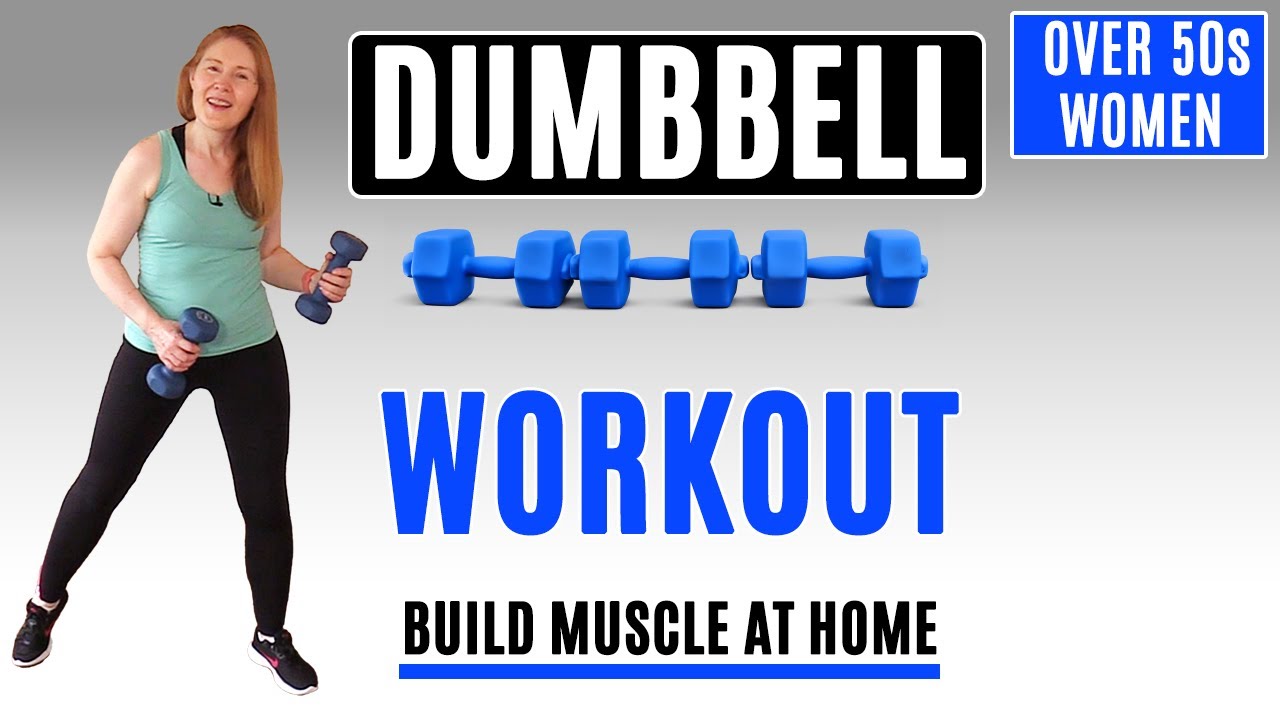 FULL BODY DUMBBELL WORKOUT for Women Over 50 | Build MUSCLE at Home | Lively Ladies