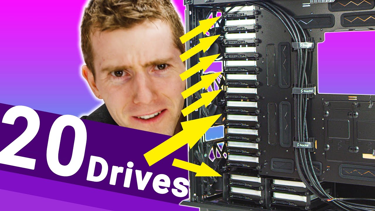 320 TERABYTES in a normal case!! - The DIY 4k editing NAS