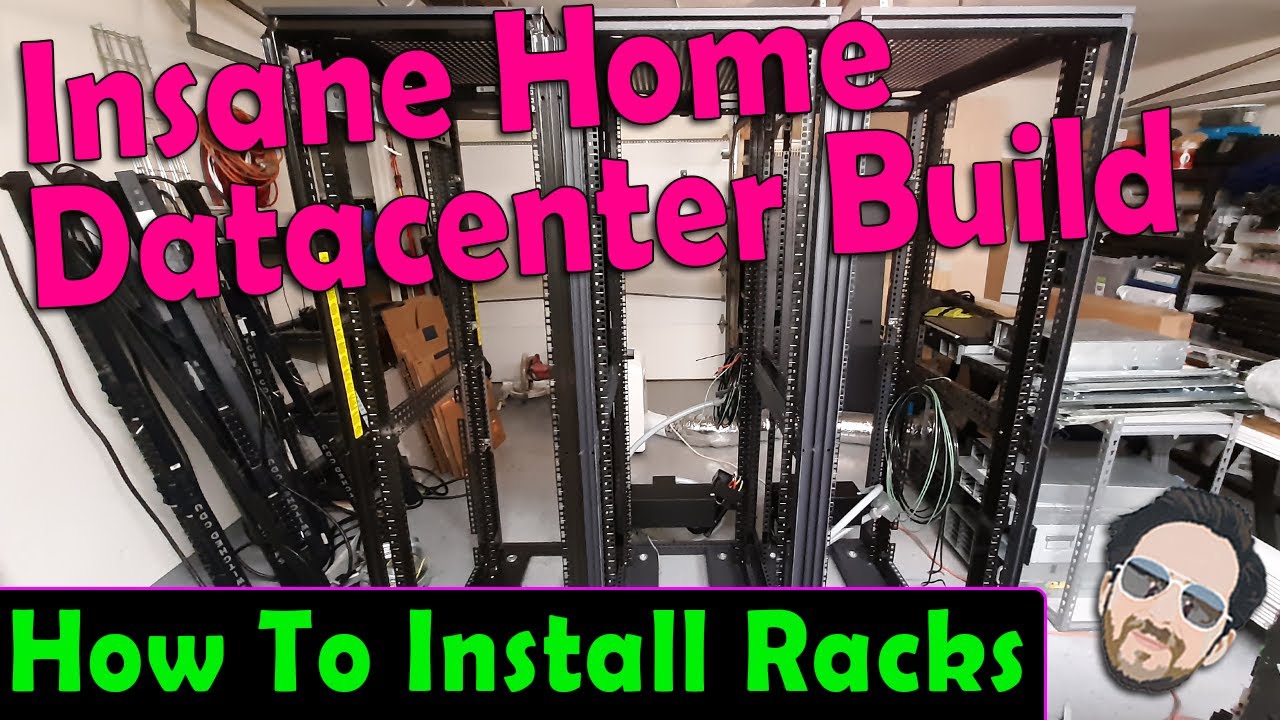 How To Install Server Racks - Tie and Level Racks - Homelab Mini Datacenter Build