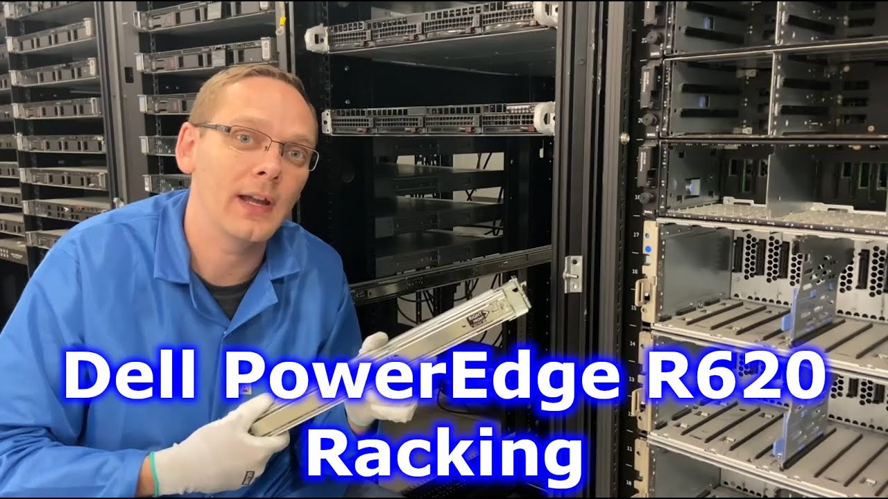 Dell PowerEdge R620 | How To Rack a Server | Data Center Racking | Sliding Rails | Rackmount Server