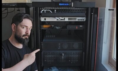 my server rack before I nuke everything