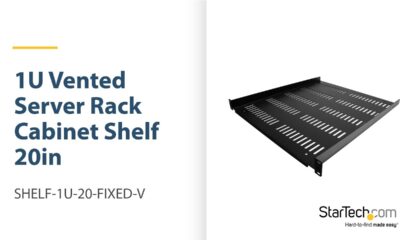 1U Server Rack Shelf - SHELF-1U-20-FIXED-V | StarTech.com