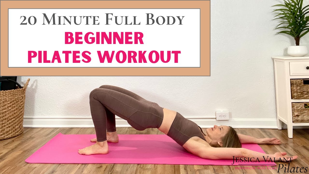 20 Minute Full Body Pilates Workout For Beginners - No Equipment!