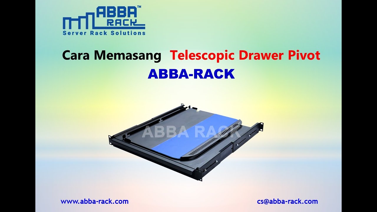 Cara Memasang Telescopic Drawer Pivot, ABBA RACK