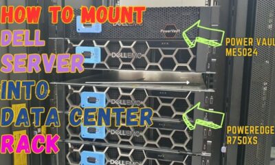 Dell PowerEdge R750xs | How to Mount Server Into Data Center Rack | Data Center Racking |