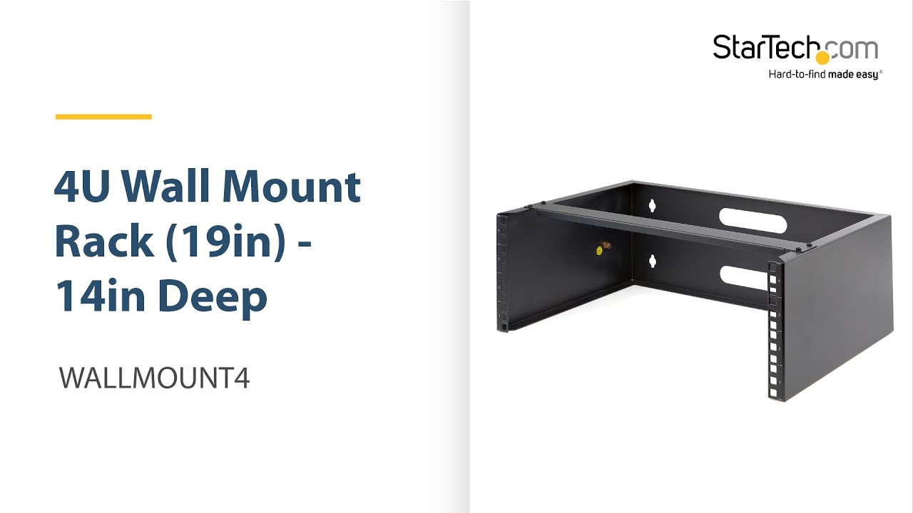 4U Wall Mount Network Rack - WALLMOUNT4 | StarTech.com