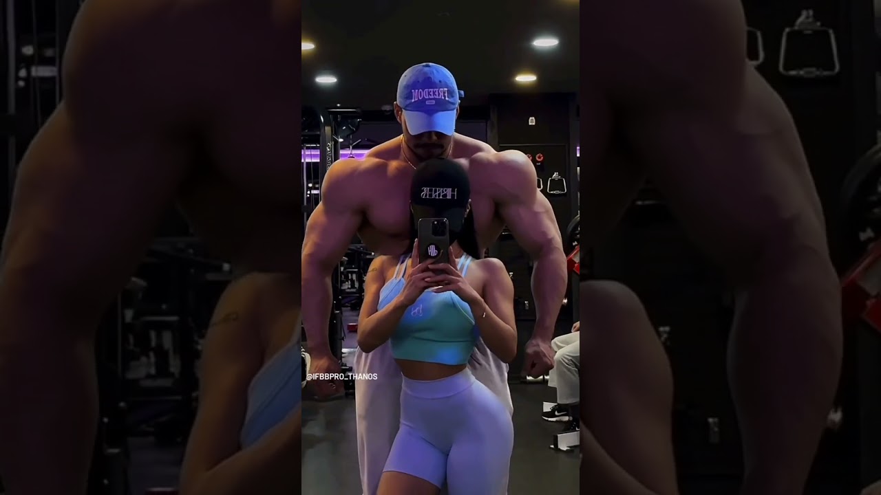 Beauty and the beast Gym Edition #shorts #gym #workout #couplegoals