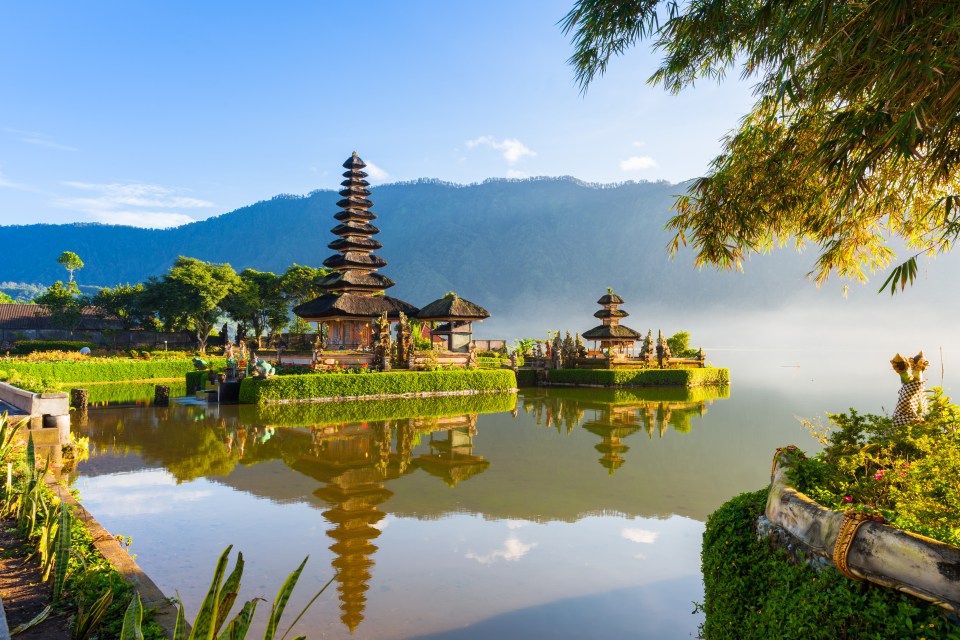 Bali has breathtaking views and landscapes