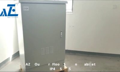 AZE IP45 IP55 IP65 Outdoor Floor Standing Cabinet Telecom Enclosure