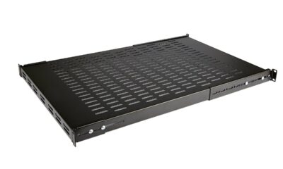 1U Adjustable Mounting Depth Vented Rack Mount Shelf - ADJSHELF | StarTech.com