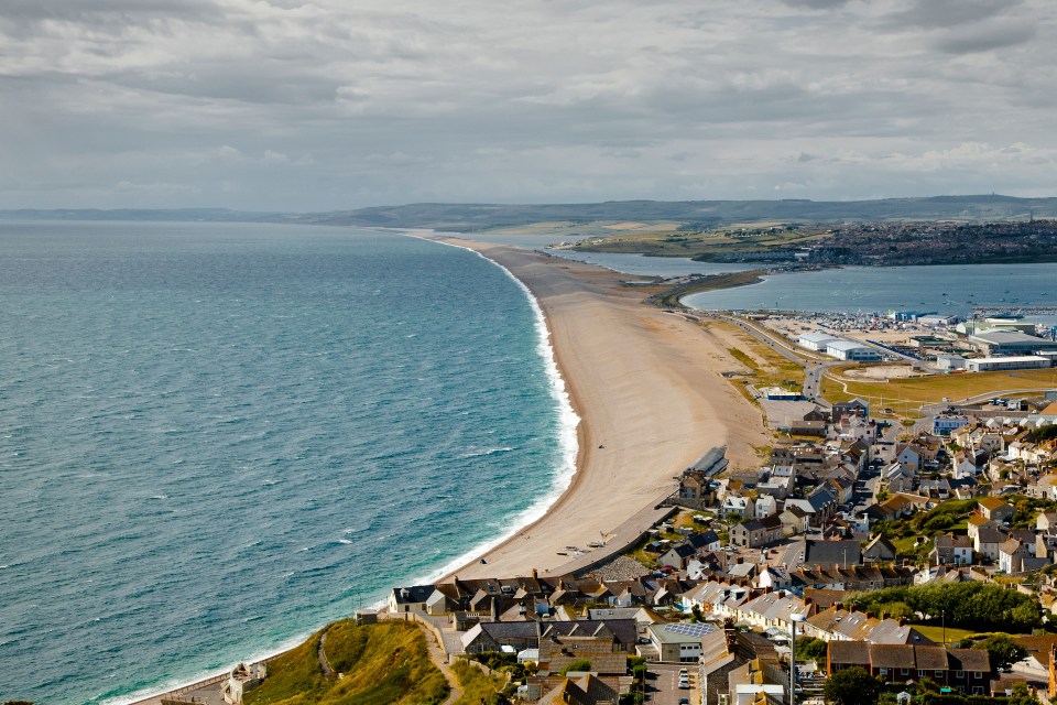 The gardens are near Chesil Beach, which is the longest in the UK