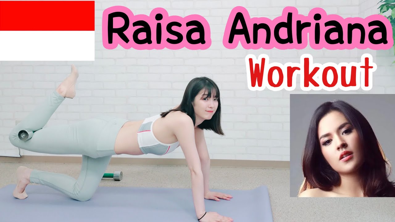 【Raisa Andriana‘s workout 】Indonesian popular female singer‼️インドネシアの人気女性歌手のライサ•アンドリアナさんの筋トレ（じゅり子）