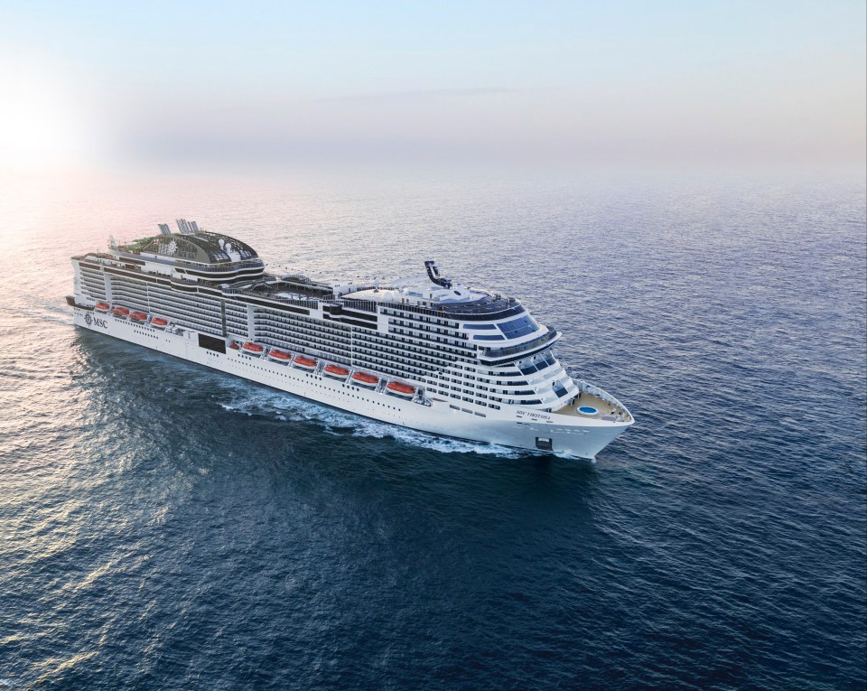 The MSC Virtuoso is our floating home