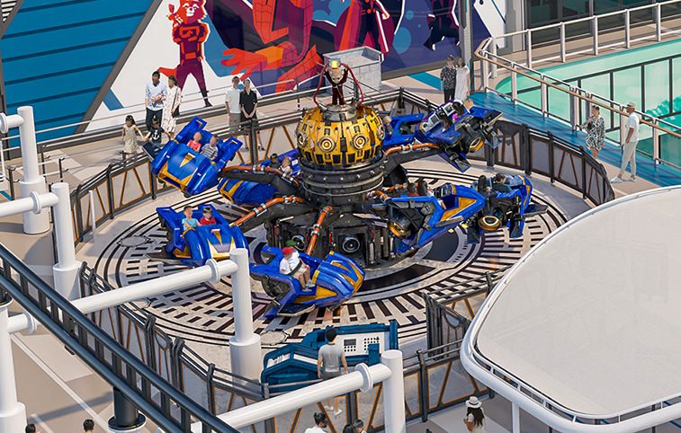 The Marvel Landing area will also feature two other rides