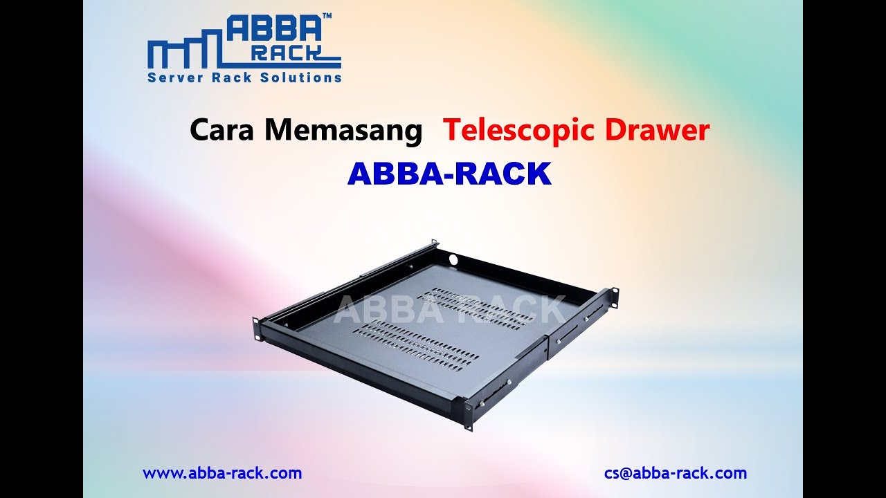 Cara Memasang Telescopic Drawer, ABBA RACK