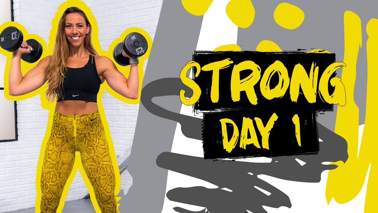 40 Minute Full Body STRONG Workout | STRONG - Day 1