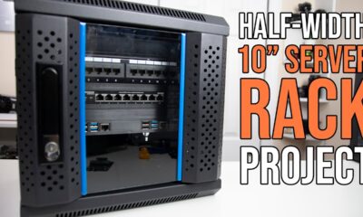 Half-Width 10 Inch Server Rack Project for Raspberry Pi