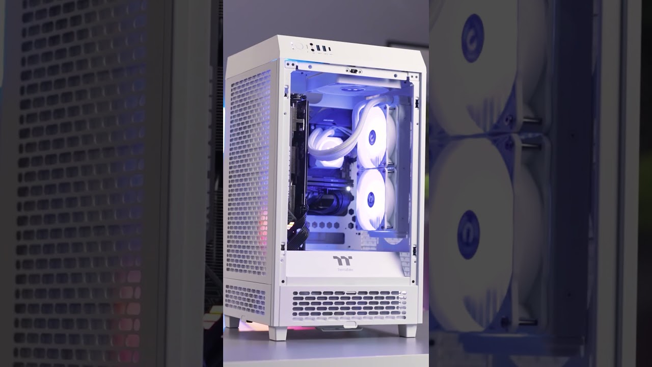 An ITX case fits a 4090! - The Thermaltake Tower 200