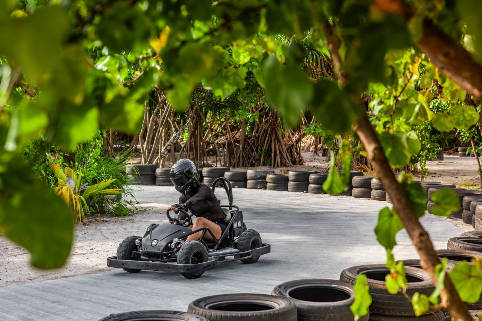 You can also enjoy go-karting at the resort