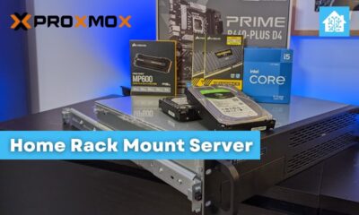 Building a rack mounted proxmox server for my smart home