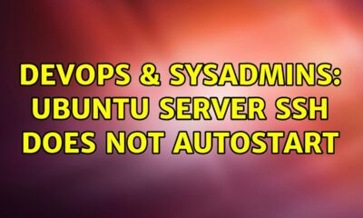 DevOps & SysAdmins: Ubuntu Server SSH does not autostart