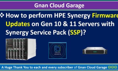 How to perform HPE Synergy Firmware Updates on Gen 10 & 11 Servers with Synergy Service Pack (SSP)?