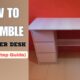 How To Assemble Computer Table With Drawer (Step By Step Guide)