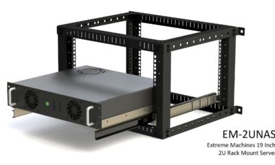 2U Rack Server Chassis for Rack mount NAS server with 6 Drives and ATX motherboard Setup