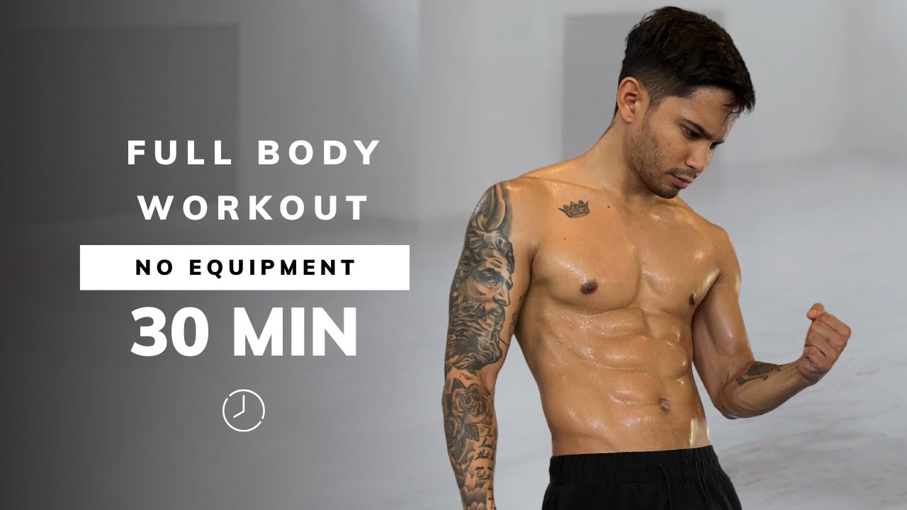 30 Min FULL BODY WORKOUT | No Equipment | No Repeat | At Home