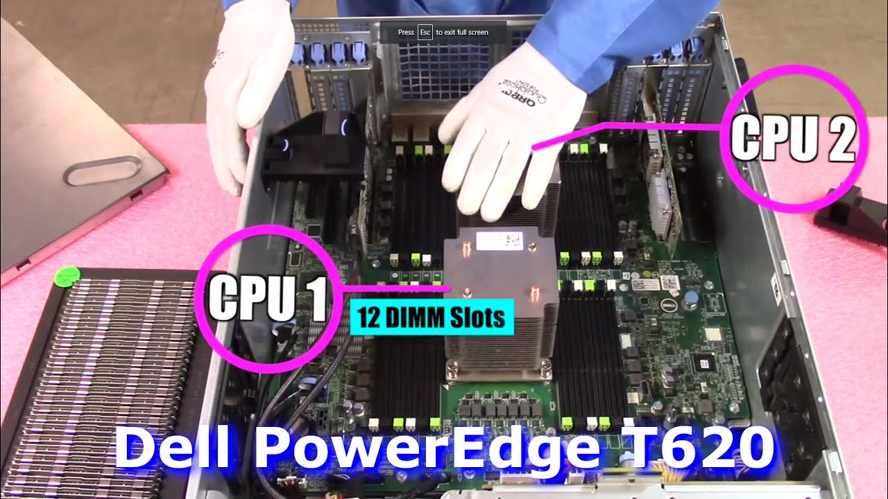 Dell PowerEdge T620 Tower Workstation Overview & Memory Upgrade Tips | How to Install & Configure