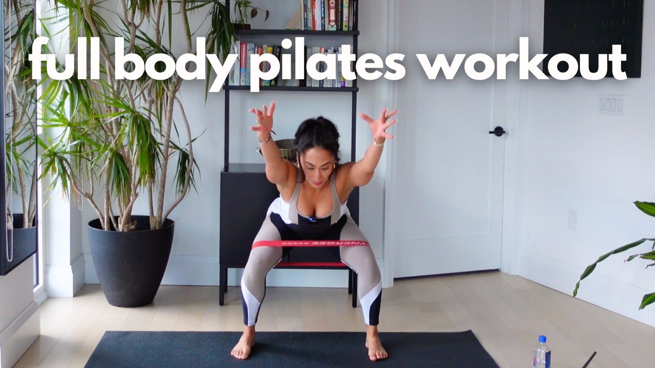 35 Min Beginner-Friendly Pilates Workout with the Resistance Band. Sculpt your abs, glutes and arms!