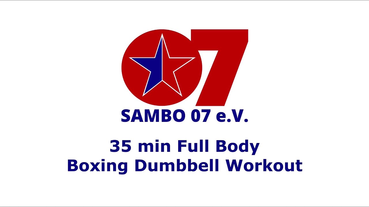 35 min High Intensity Full Body Boxing Dumbbell Workout