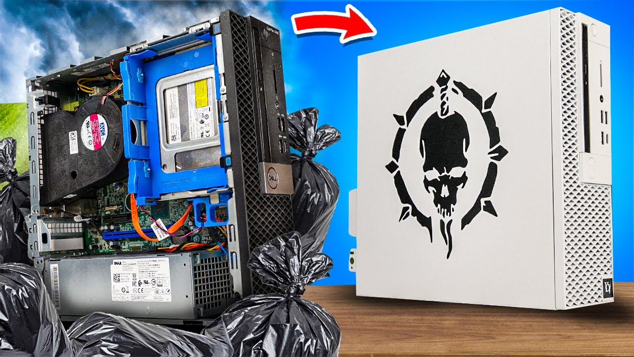 Dumpster PC Converted Into Gaming PC!